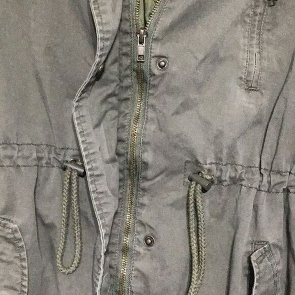 Ambiance Army Green Military Jacket Sz M - Picture 8 of 13